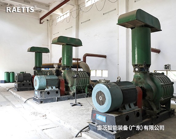 3臺(tái)110kWNG娛樂(lè)磁懸浮風(fēng)機(jī)日處理2.5萬(wàn)方污水